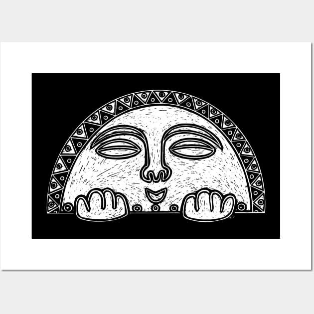 Taino Moon Goddess/Diosa Luna Wall Art by LaForma